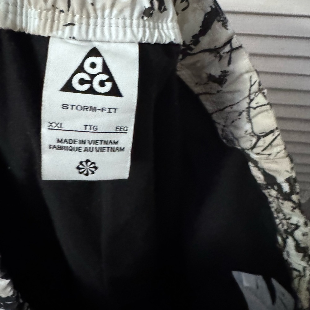 Nike ACG Black and White Cargo Pants